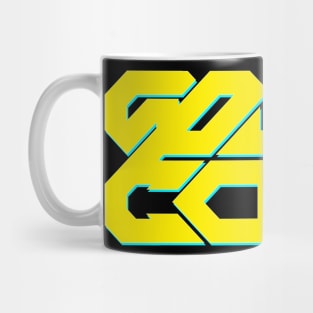 Source Code - Cyberpunk Logotype Style Mug